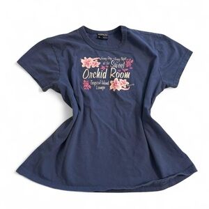 Vintage Y2K Aeropostale Blue Orchid Graphic Tee
